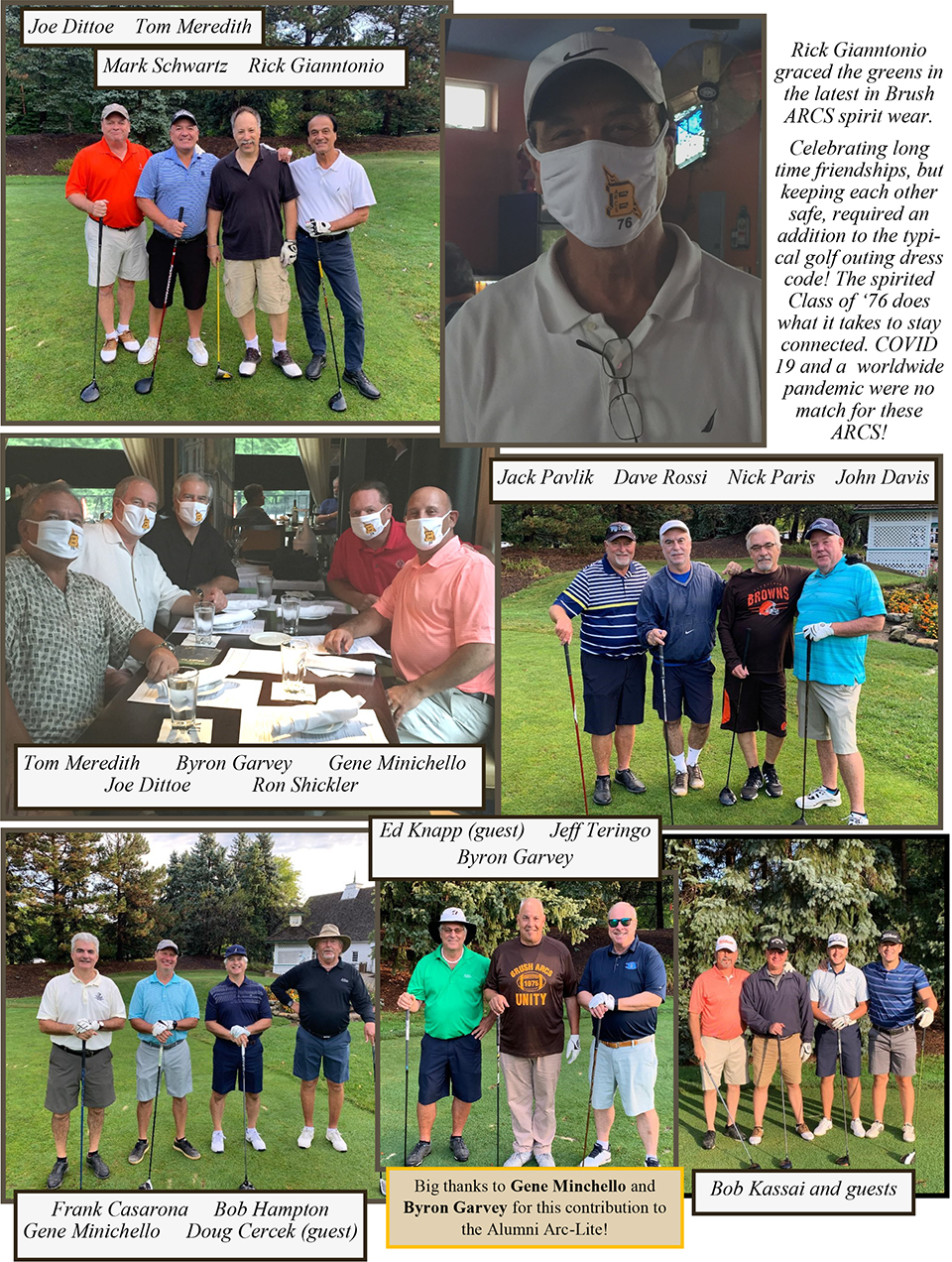 Gallery of photos from the Class of '76 Brush ARC's 5th Annual Golf Extravaganza.