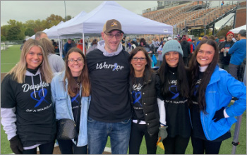 Principal Mike Fording and his family.