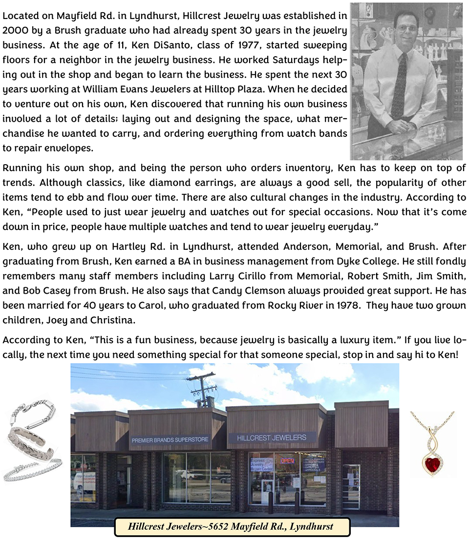 Local Alumni Business Spotlight ~ Hillcrest Jewelry
