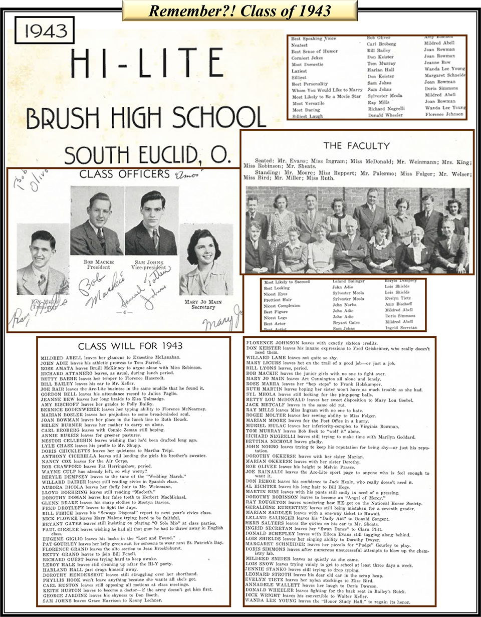 Remember?! Class of 1943